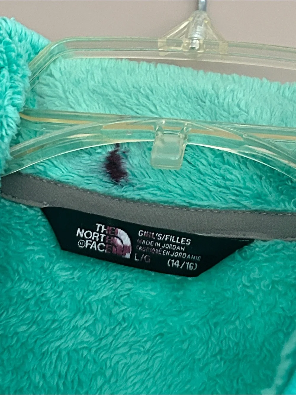 The North Face Girls' Fuzzy Full‑Zip Jacket